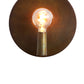 Wandlampe Disc - Gold-Grau - Ø30x18cm