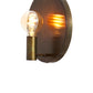 Wandlampe Disc - Gold-Grau - Ø30x18cm