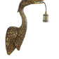 Wandlampe Crane - Antik Bronze - 29,5x16x48 cm