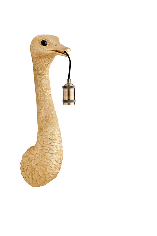 Wandlampe Strauß - Gold - 18x15,5x57,5cm