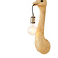 Wandlampe Strauß - Gold - 18x15,5x57,5cm