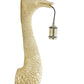 Wandlampe Strauß - Gold - 18x15,5x57,5cm