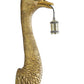 Wandlampe Strauß - Antik Bronze - 18x15,5x57,5 cm