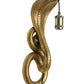 Wandlampe 18,5x18x52 cm SNAKE antikes Bronze