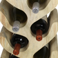 HSM Collection-Stand Weinregal Vins 12 Flaschen-29x20x95-Natur-Munggur
