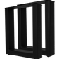 HSM Collection-Eetbankpoten Modell U S/2-32x10x42 (80x40mm)-Schwarz-Metall