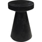 HSM Collection-Runde Hocker-30x30x43-Schwarz-Munggur