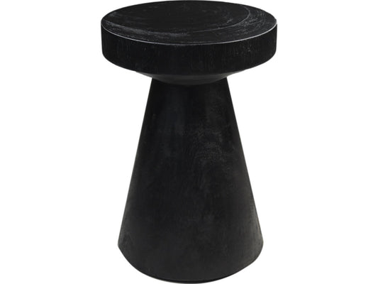 HSM Collection-Runde Hocker-30x30x43-Schwarz-Munggur