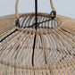 HSM Kollektion-Hängelampe Rattan-55x55x55-Natur-Rattan