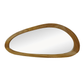 HSM Collection-Wandspiegel organische Form-Tide-60x40x3-natur-Teak