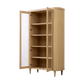 HSM Collection-Vitrinekast Dune 2 Deur-120x50x200-Natur-Eiche
