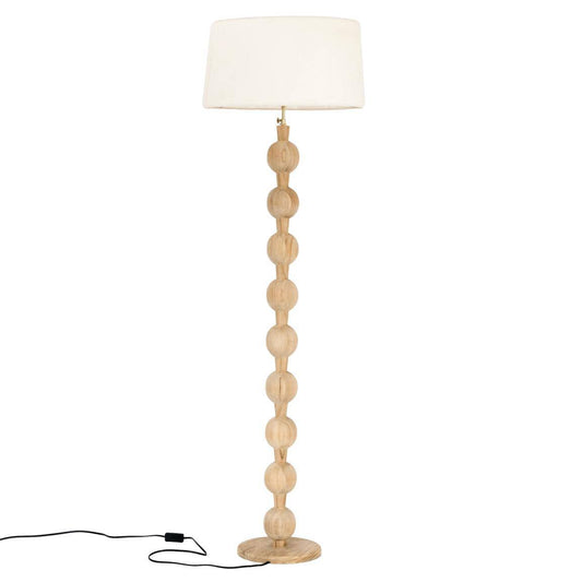 HSM Collection-Stehlampe Breeze-Ø25,5x155-Natur-Teak