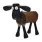 HSM Collection-Schaap Shawn Klein-32x14x32-Sortiert/Schwarz-Ziegenleder/Teak