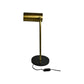 HSM Collection-Tischlampe-30x20x50-Gold/Schwarz-Metall