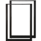 HSM Collection-Bartafelpoot Modell U S/2-70x10x104-Schwarz-Metall
