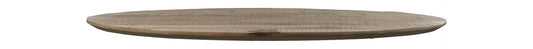 HSM Collection - Ovaler Tischplatte Bern Swiss Edge - 180x100x3,5 - Natur - Mango
