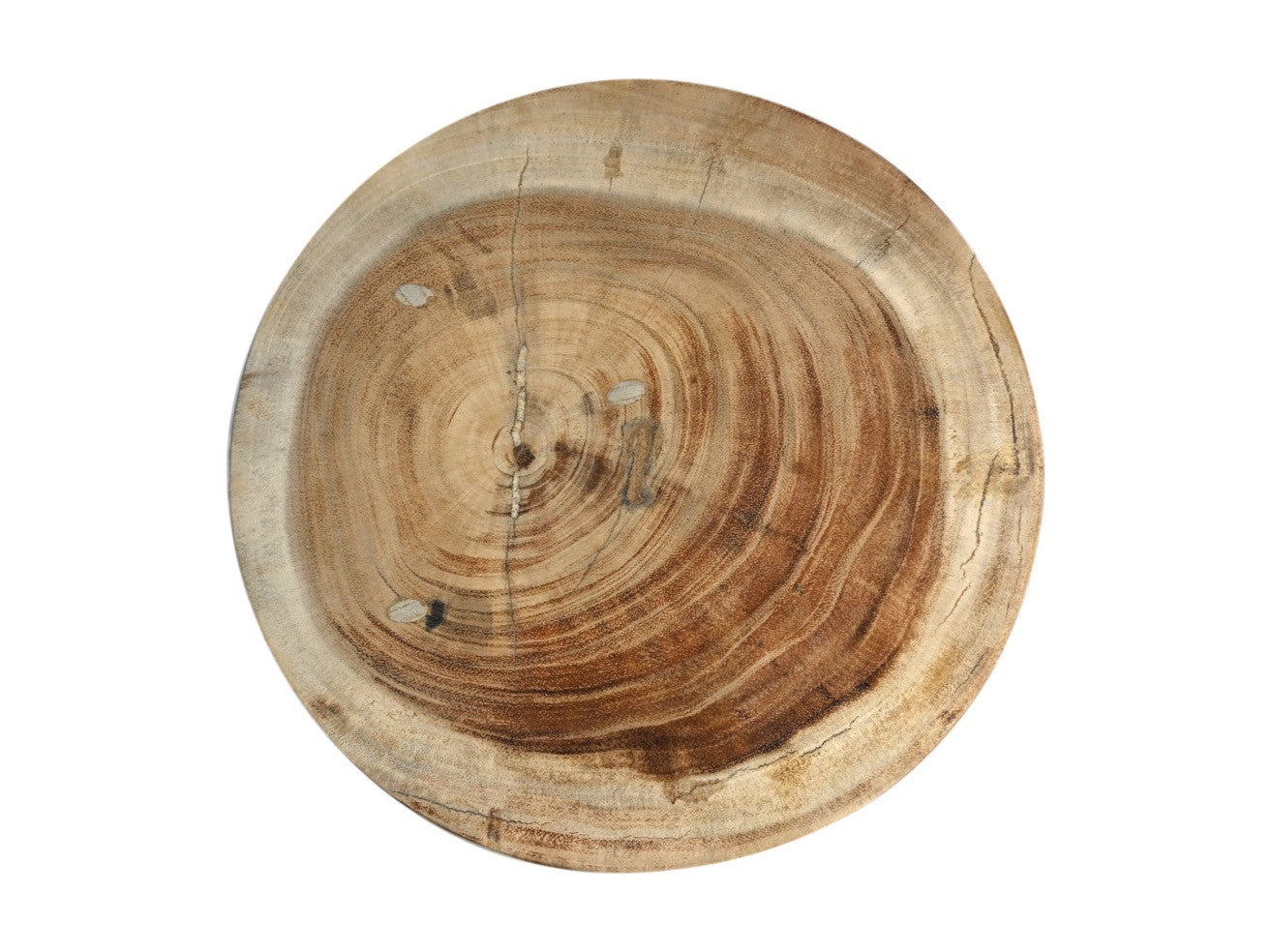 HSM Collection-Runde Hocker-30x30x43-Natur-Munggur