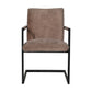 HSM Kollektion-Esszimmerstuhl Boston S/2-56x68x89-Lever-Stoff/Metall