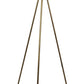 HSM Collection-Vloerlampe Driepoot Marbella-40x158-Gold-Metall