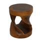 HSM Collection-Runde Beistelltisch-30x30x42-Braun-Munggur