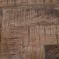 HSM Kollektion - Ovaler Esstisch Mosaik - 240x110x76 - Natur/Schwarz - Mango/Metall