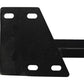 HSM Collection-Tafelpoot Modell U S/2-80x10x72 (100x50mm)-Schwarz-Metall