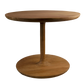 HSM Collection-Runde Couchtisch Coffees-50x50x40-Natur-Teak