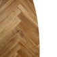 HSM Collection - Ovaler Tischplatte Fishbone - 220x110x4 - Natur - Eiche