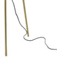 HSM Collection-Vloerlampe Driepoot Marbella-40x158-Gold-Metall
