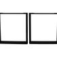 HSM Collection-Tafelpoot Modell U S/2-70x10x72 (75x75 mm)-Schwarz-Metall