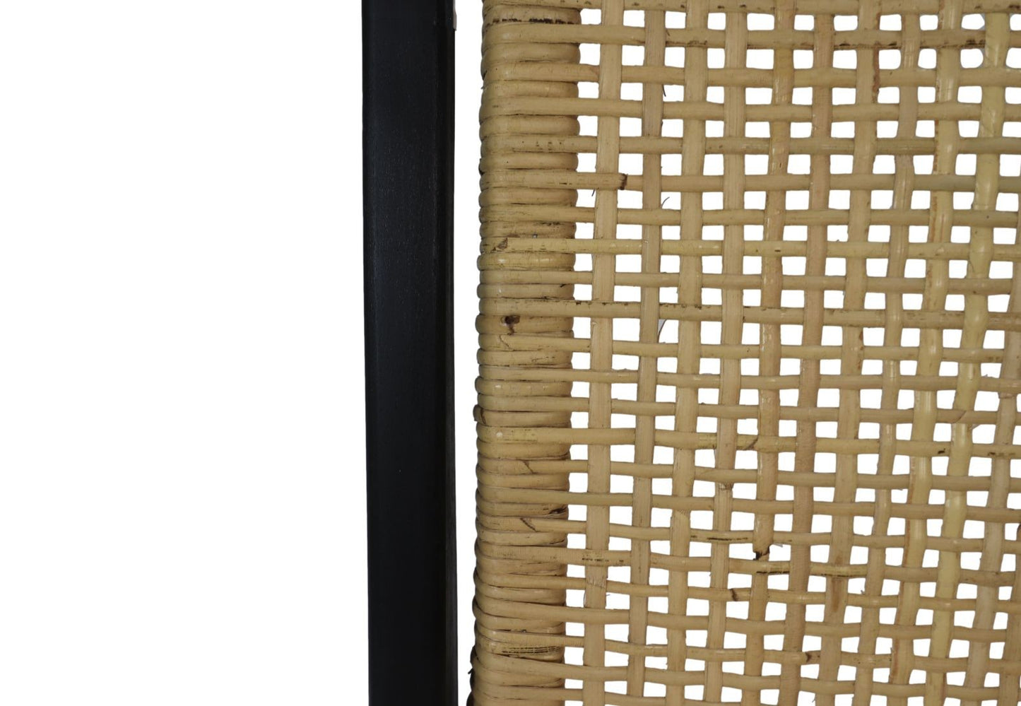 HSM Collection-Loungestoel Rotan-67x81x71-Zwart/Naturel-Rotan/Teak