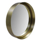 HSM Kollektion - Runder Spiegel - 30x3x30 - Gold - Metall