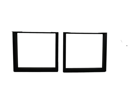HSM Collection-Tafelpoot Modell U S/2-80x10x72 (100x50mm)-Schwarz-Metall