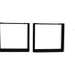 HSM Collection-Tafelpoot Modell U S/2-80x10x72 (100x50mm)-Schwarz-Metall