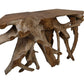 HSM Collection-Wandtafel Teakwurzel Two Tone-120x45x80-Natur-Teak