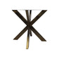 HSM Collection-Tafelpoot Modell X S/2-80x80x72 (4x8)-Gold-Metall