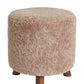 Hocker Polly - Braun - Ø40cm