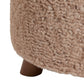 Hocker Polly - Braun - Ø40cm