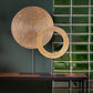 Ornament auf Fuß Rawas - Antik Bronze - 25x10x39 cm