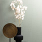 Ornament auf Fuß Sasim - Antik Bronze/Schwarz - 25x10x39cm