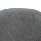 HSM Collection-Eetkamerstuhl Demi S/2-60x54x82.5-Licht Grau/Schwarz-Stoff/Metall