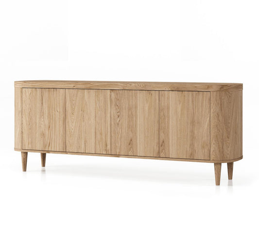 HSM Collection-Sideboard Dune 4 Door-200x50x77,5-Natur-Eiche