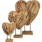 HSM Kollektion - Dekoration Herz Groß - 56x15x80 - Natur - Teak