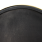 HSM Collection - Ovaler Couchtisch Paulson S/2 - 90x60x45/70x50x35 - Schwarz/Gold - Mango/Metall