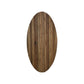 HSM Collection - Ovaler Gartentischplatte - 180x100x3,5 - Natur - Teak