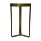 HSM Kollektion-Runder Beistelltisch-ø30x50-Schwarz/Gold-Marmor/Metall