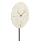 Standuhr 25,5x10x42,5 cm MORENO Marmor weiß