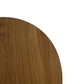 HSM Collection-Runde Beistelltisch Fishbone-45x45x39-Natur/Schwarz-Eiche/Metall