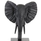 Ornament Elefant - Schwarz - 38,5x19,5x49cm