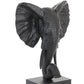 Ornament Elefant - Schwarz - 38,5x19,5x49cm